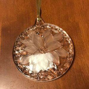 Mikasa festive poinsettia ornament